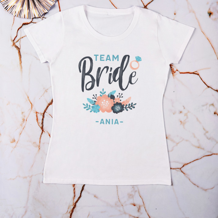 Team bride - Koszulka damska z nadrukiem